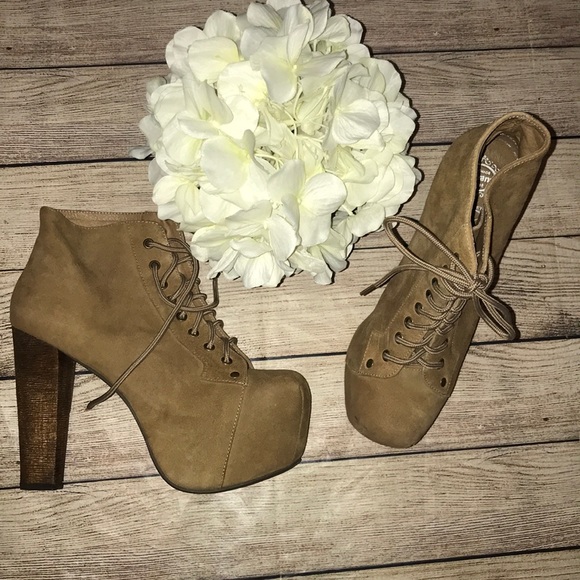 Jeffrey Campbell Shoes - Jeffrey Campbell Lita Lace Up Heeled Booties